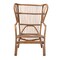 Baxton Studio Lamaria Modern Bohmenian Natural Brown Antique Rattan Armchair 219-12715-ZORO - alternate 6
